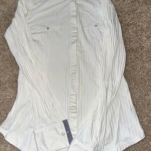 Women’s XS white long sleeve show shirt